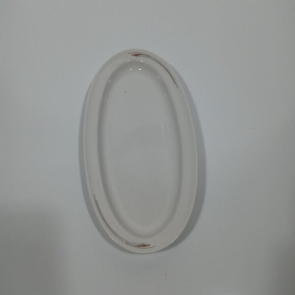 Syracuse China Oval Relish Tray Accent Trim Vintage - Picture 4 of 10